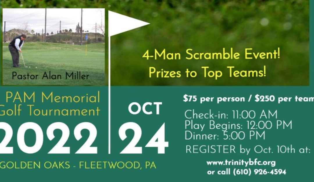 Pastor Alan Miller Memorial Golf Tournament